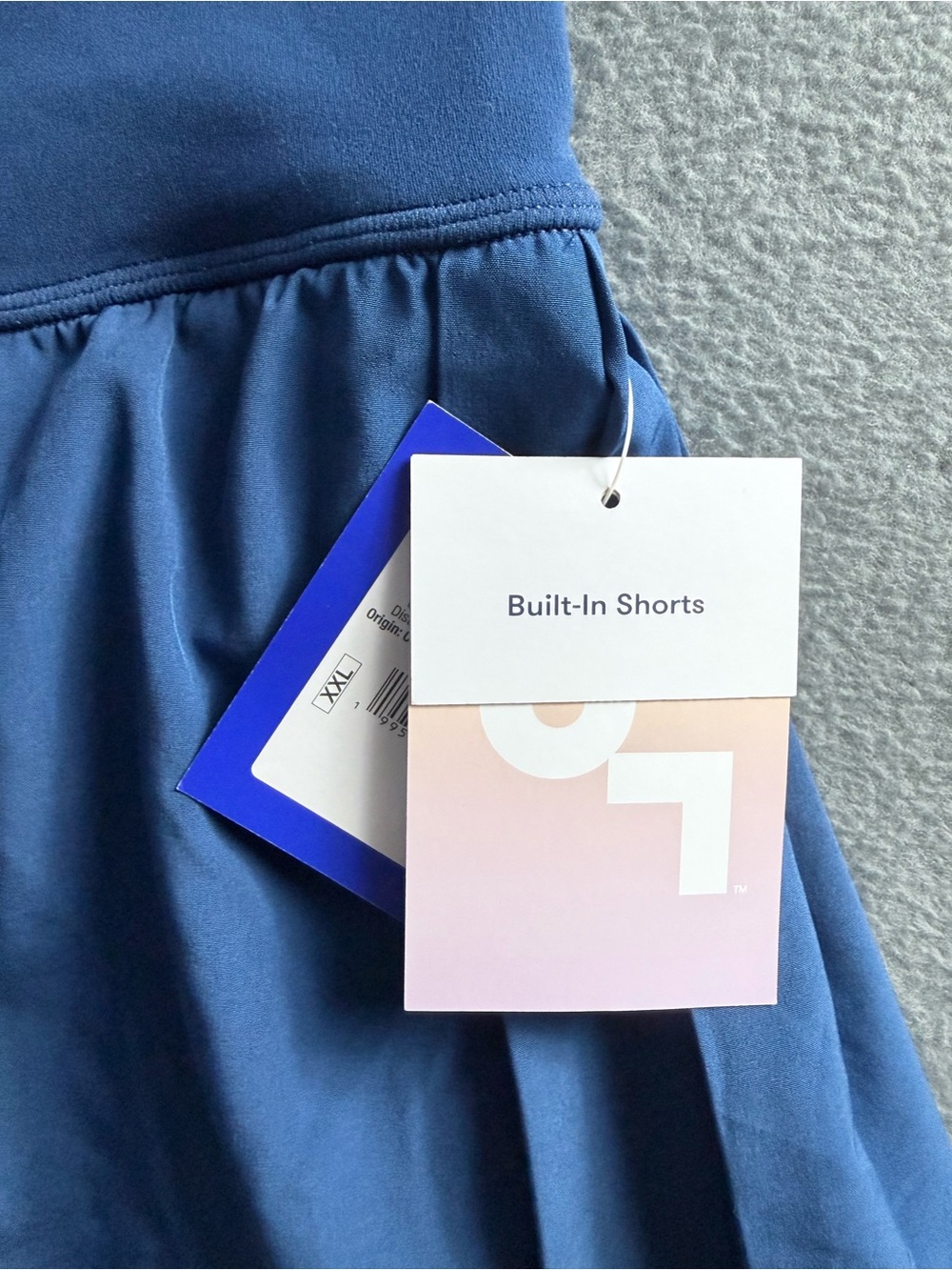 JoyLab - Blue High-Waist Pleated Skort Shorts - Picture 2 of 8